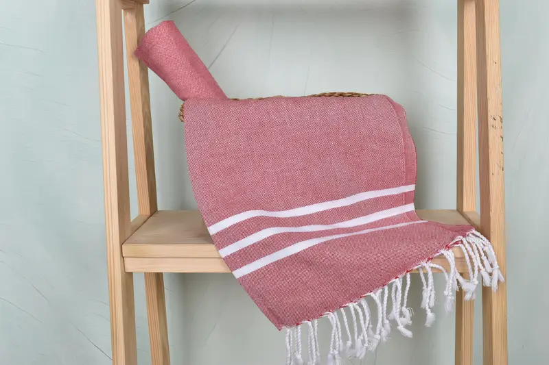 Decorative Towel, Wedding Shower Gift, Turkish Hand Towel, Wedding Gift, Housewarming Gift, Personalized Kitchen Towel, 40x24 Cotton Striped Towel - 4