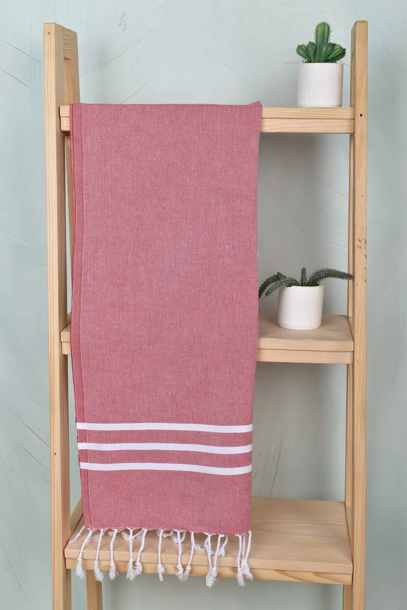 Decorative Towel, Wedding Shower Gift, Turkish Hand Towel, Wedding Gift, Housewarming Gift, Personalized Kitchen Towel, 40x24 Cotton Striped Towel - 8