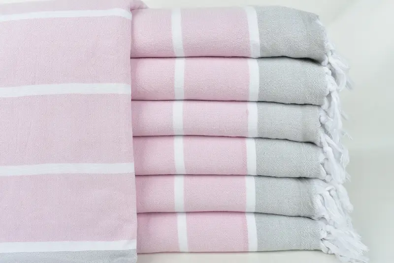 Bachelorette Party Favors, Towel With Name, Lightweight towel, 68x40 Cotton Striped Terry Towel, Wedding For Favor, Bachelorette Party Gifts - 1