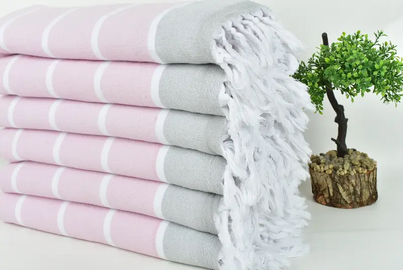 Bachelorette Party Favors, Towel With Name, Lightweight towel, 68x40 Cotton Striped Terry Towel, Wedding For Favor, Bachelorette Party Gifts - 3