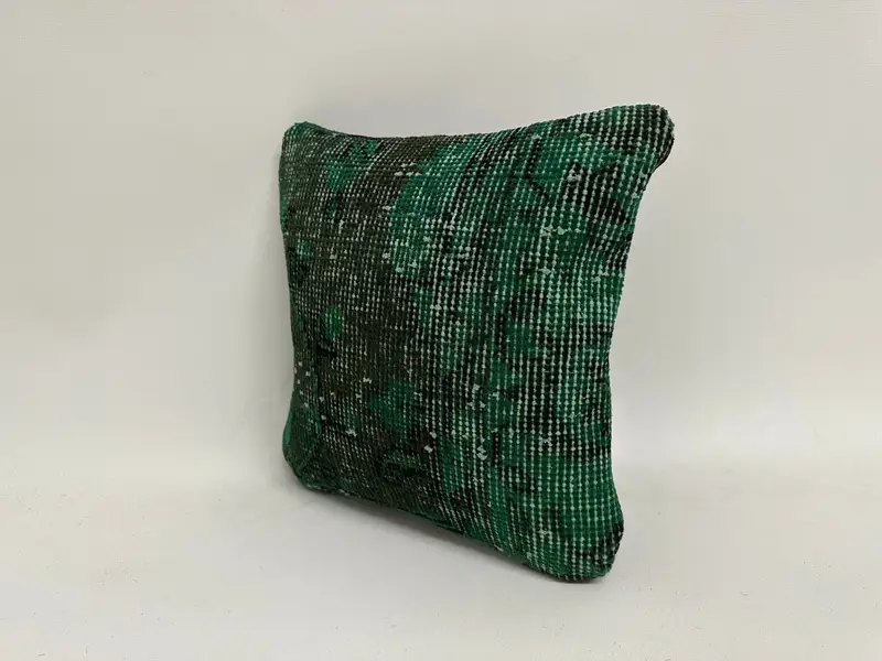 Antique Pillows, Living Room Throw Pillow, 12x12 Gray Pillow Sham, Pillow for Sofa, Handwoven Pillow Sham, Kilim Cushion Sham, Cushion Cover - 4
