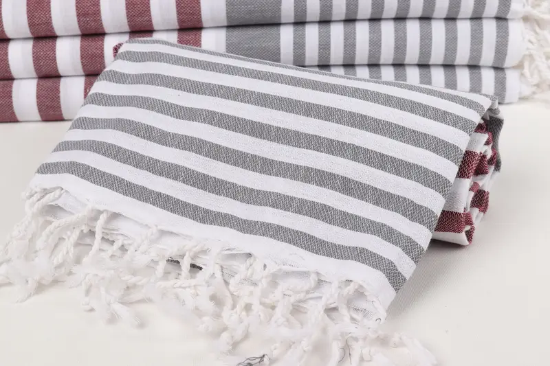 Bridesmaid Gift, Bridesmaid Favors, Wedding Gifts Towel, Travel towel, Turkish Towel Bulk, 68x36 Cotton Striped Towel, Bridesmaid Towel - 4
