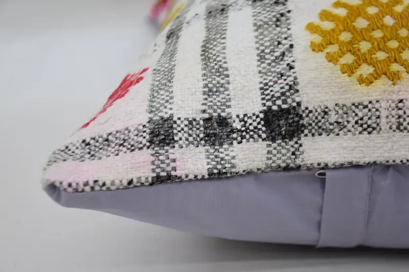 Tribal Cushion, Vintage Pillow, 16x24 White Pillow Cover, Kilim Pillow Cover, Home Decor Pillow, Cushion Cover, Nautical Throw Pillow Case - 5