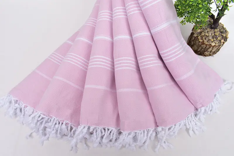 Beach Wedding Favor, Welcome Wedding Gift, Bridal Shower Favors, 70x40 Cotton Striped Towel, Custom Towel, Hammam Towel USA, Custom Gift - 4