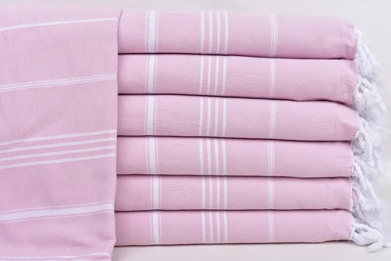 Beach Wedding Favor, Welcome Wedding Gift, Bridal Shower Favors, 70x40 Cotton Striped Towel, Custom Towel, Hammam Towel USA, Custom Gift - 1