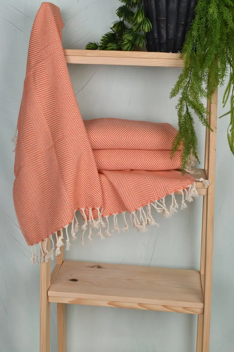 Personalized Kitchen Towel, Personalized Hand Towel, Turkish Towel Hand Towel, 40x20 Cotton Herringbone Towel, Travel Towel, Gift For Boyfriend - 6
