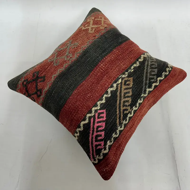 16x16 Red Pillow Cover, Wholesale Pillow Case, Cushion Cover, Tapestry Cushion, Pillow for Couch, Home Decor Pillow, Pillow for Sofa - 6
