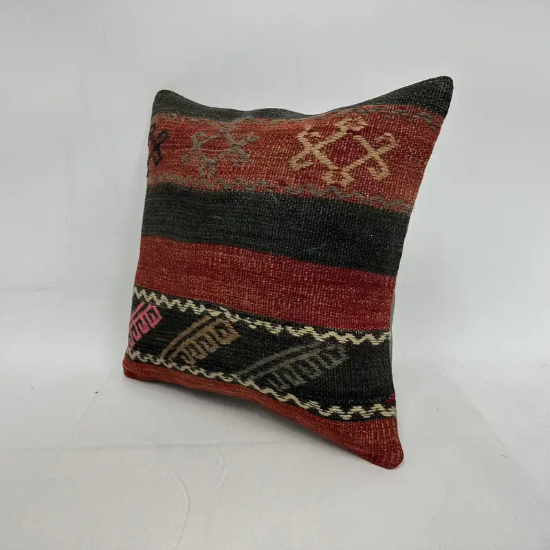 16x16 Red Pillow Cover, Wholesale Pillow Case, Cushion Cover, Tapestry Cushion, Pillow for Couch, Home Decor Pillow, Pillow for Sofa - 3