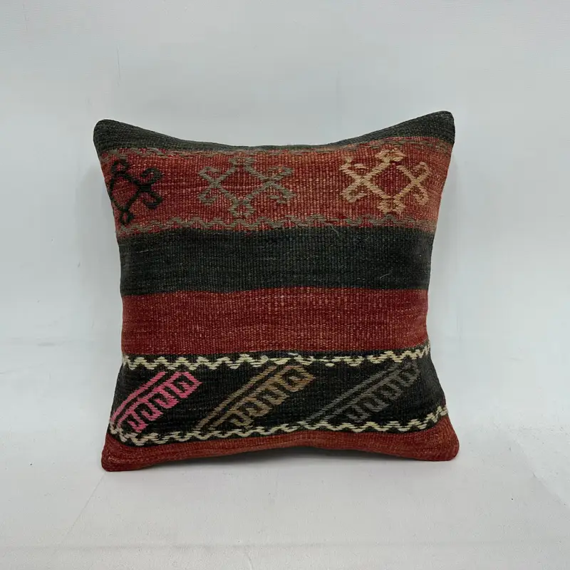 16x16 Red Pillow Cover, Wholesale Pillow Case, Cushion Cover, Tapestry Cushion, Pillow for Couch, Home Decor Pillow, Pillow for Sofa - 1
