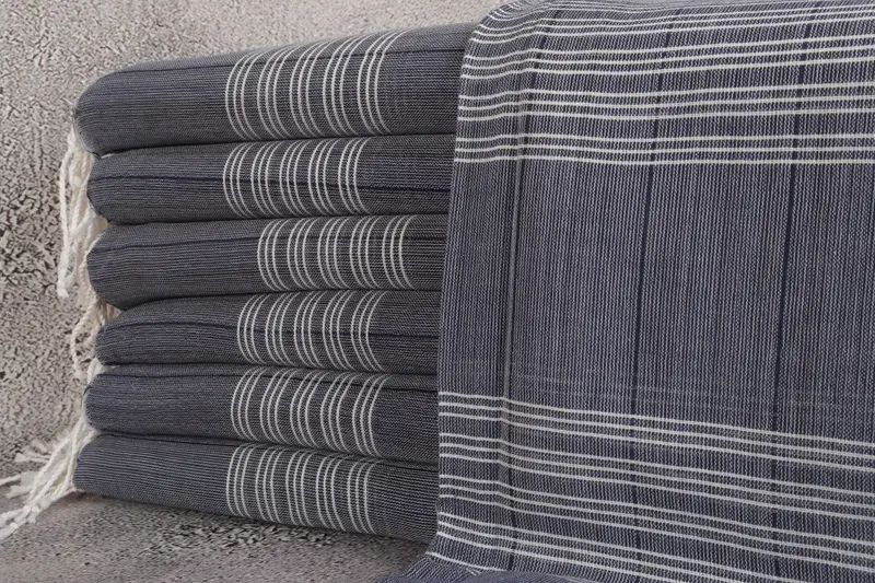 Gift For Him, Custom Wedding Gifts, Spa Gift Towel, Holiday Towel, Kids Beach Towel, 70x40 Cotton Striped Towel, Spa Gift, Peshtemal Towel - 1
