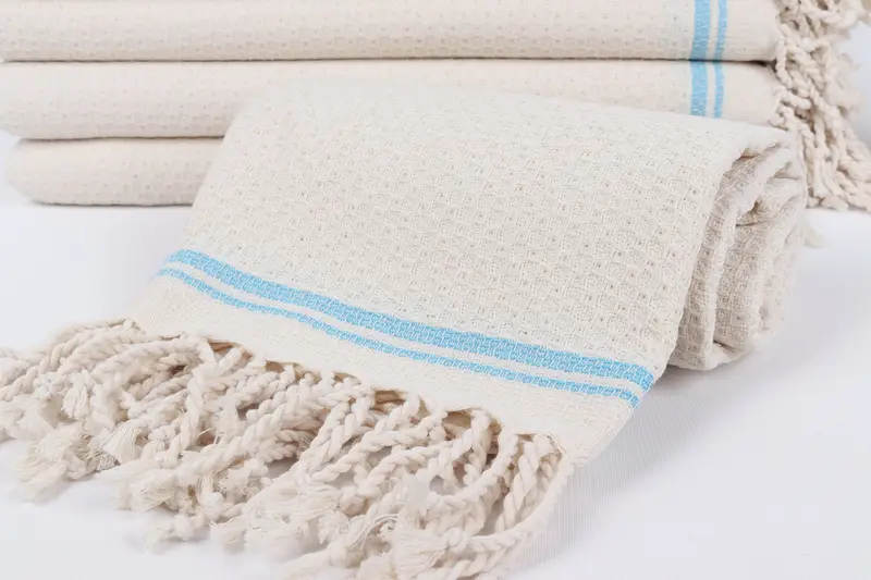 Monogram Towels, Personalized Beach Towel, 68x36 Cotton Striped Towel, Home Decor Towel, Luxury towel, Organic towel, Gym Towel, Bulk Order Towel - 4