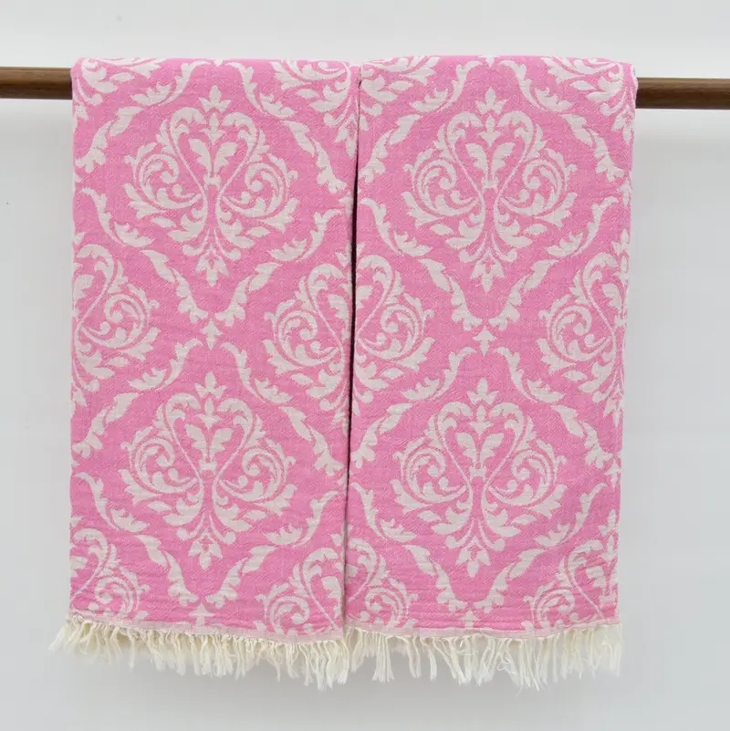 Bridal Shower Favors, 68x36 Cotton Baroque Towel, Turkish Towel Beach Towel, Sand-resistant towel, Bachelor Gift, Lightweight Turkish towel - 4