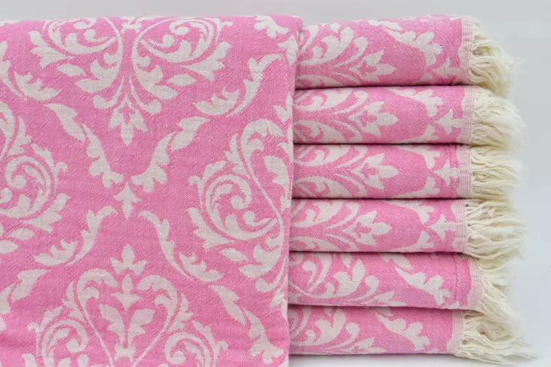 Bridal Shower Favors, 68x36 Cotton Baroque Towel, Turkish Towel Beach Towel, Sand-resistant towel, Bachelor Gift, Lightweight Turkish towel - 1