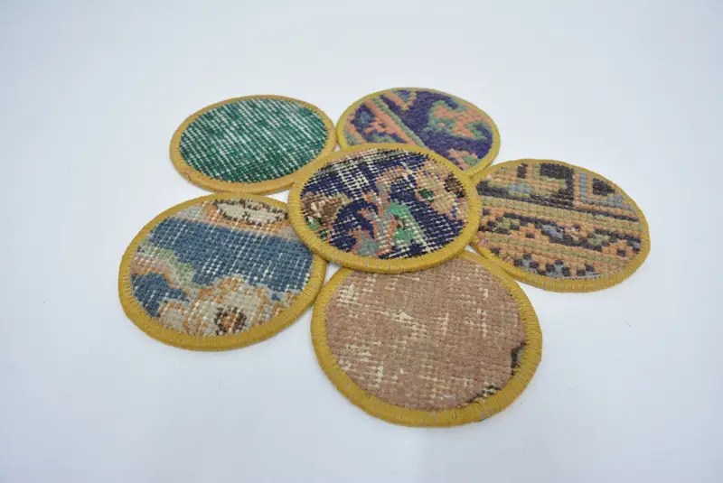 Montaña rusa Kilim azul y marrón, decoración única de la cocina Boho