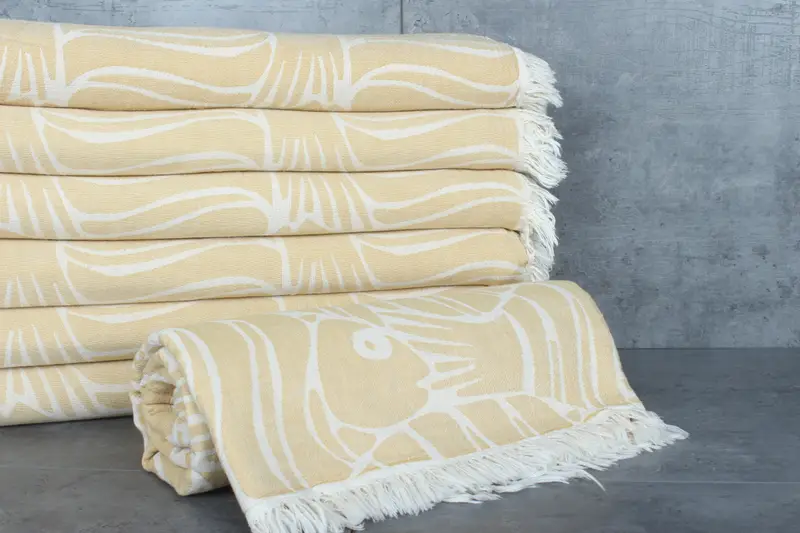 70x60 Cotton Fish Design Towel, Custom Blanket, Throw Blanket Couch, Christmas Gift Blanket, Gift For The Home Decor, Bachelorette Party Favors - 3