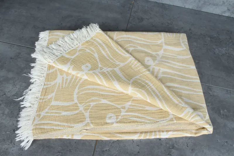 70x60 Cotton Fish Design Towel, Custom Blanket, Throw Blanket Couch, Christmas Gift Blanket, Gift For The Home Decor, Bachelorette Party Favors - 4