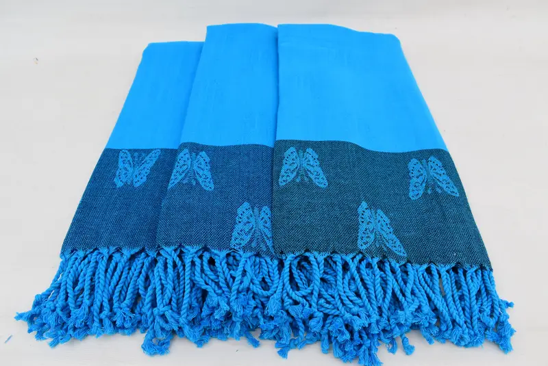 Gym Towel, Quick-Dry Beach Towel, 70x32 Cotton Butterfly Design Towel, Personalized Turkish Towel, Bridal Shower Gift, Mother Of The Groom Gift - 8