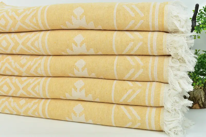 Bachelorette Gifts, Bachelorette Beach Towel, Grandma Gift, Custom Beach Towel, Peshtemal Towel, Girls Weekend Favors, 74x40 Cotton Geometric Towel - 4