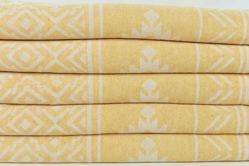 Bachelorette Gifts, Bachelorette Beach Towel, Grandma Gift, Custom Beach Towel, Peshtemal Towel, Girls Weekend Favors, 74x40 Cotton Geometric Towel - 3