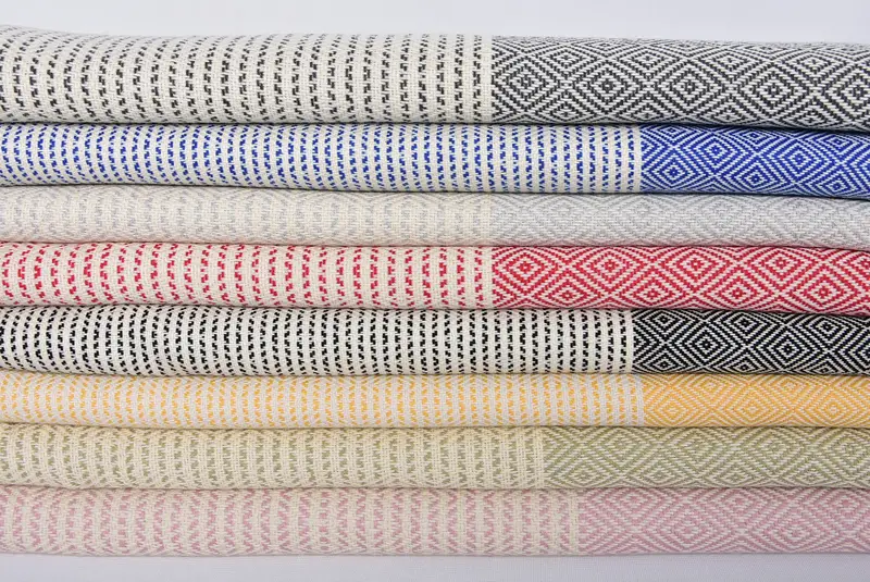 Wedding For Favor, Gift For Her, 70x36 Cotton Diamond Towel, Bachelorette Favors Beach, Bulk Order Towel, Thin towel, Custom Wedding Gifts - 2