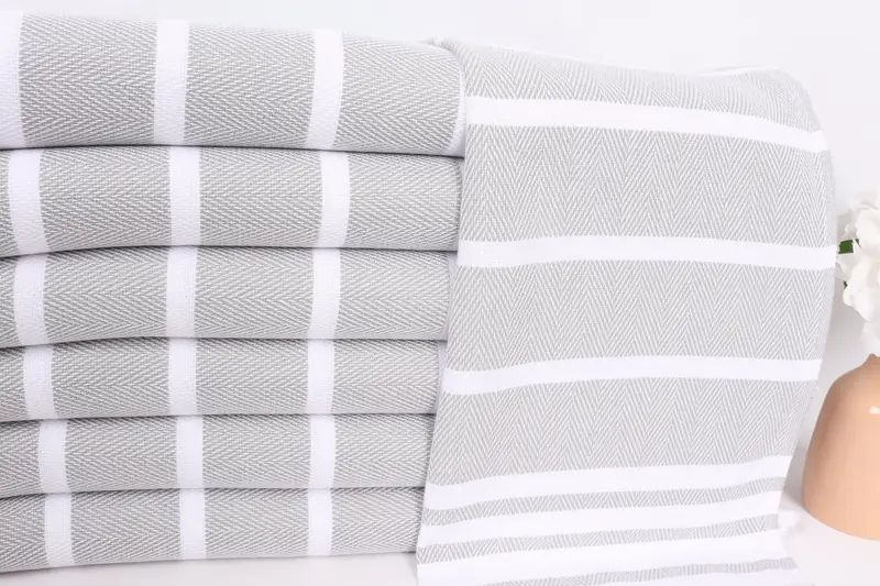 Customized Turkish Towel, 40x20 Cotton Zig zag Towel, Personalized Kitchen Towel, Xmas Gifts, Gift For Mom, Monogram Kitchen Towel, Bathroom Towels - 2