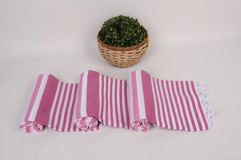 68x36 Cotton Striped Towel, Custom Wedding Gift From Bridesmaid, Custom Gift, Best Friend Gift Ideas, Turkish beach towel, Embroidered Towel - 8