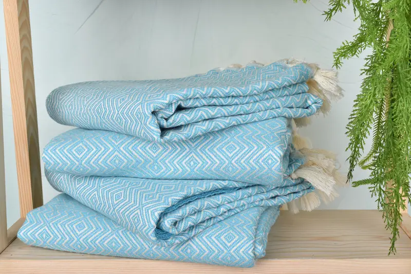 70x38 Cotton Diamond Towel, Gym Towel, Turkish Towel Personalized, Best Beach Towel, Personalized Turkish Towel, Bridal Shower Gift, Employee Gifts - 7