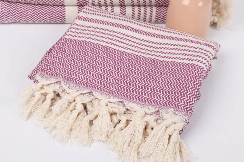 Sand-resistant towel, Halloween Gifts, Personalized Beach Towel, Gift For Wedding Day, 70x40 Cotton Striped Towel, Bachelorette Party Gifts - 5