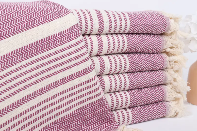 Sand-resistant towel, Halloween Gifts, Personalized Beach Towel, Gift For Wedding Day, 70x40 Cotton Striped Towel, Bachelorette Party Gifts - 1
