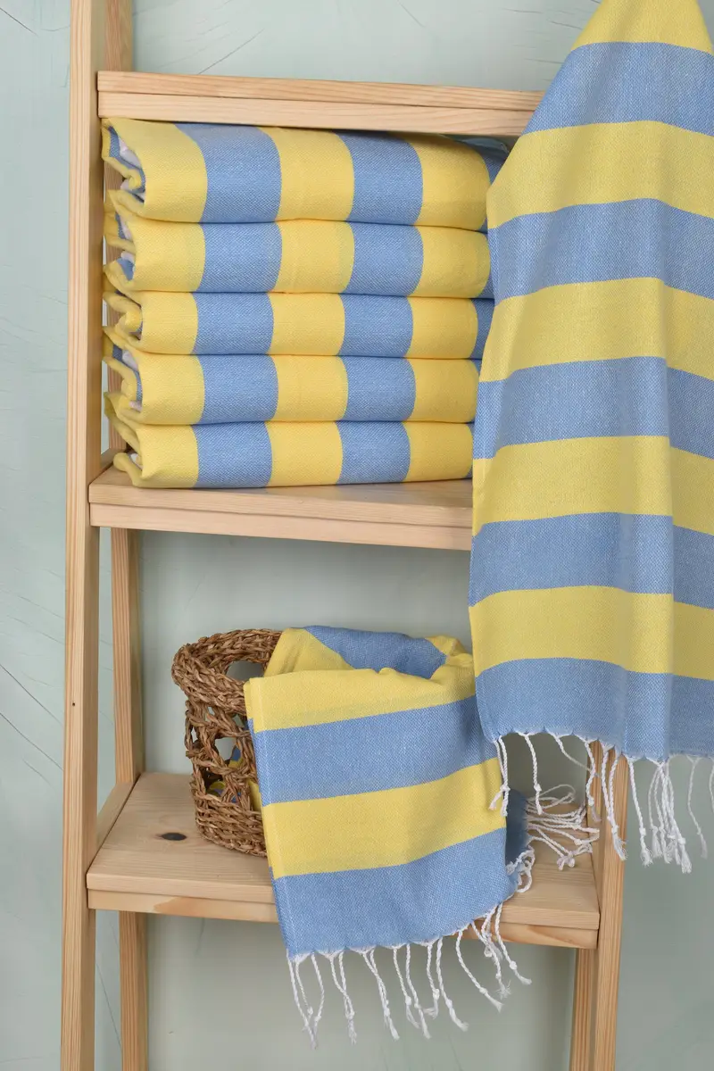 Kişiselleştirilmiş Hediye, Sevgililer Günü Hediyesi, Dekoratif Havlu, En İyi Düğün Hediyesi, 40x18 Pamuklu Çizgili Havlu, Türk El Havlu, Banyo Havluları - 3