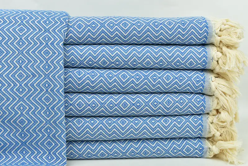 Scarf Towel, Lightweight Turkish towel, Travel towel, Lightweight towel, Wedding Gift For Bride, Hammam Towel USA, 70x38 Cotton Diamond Towel - 1