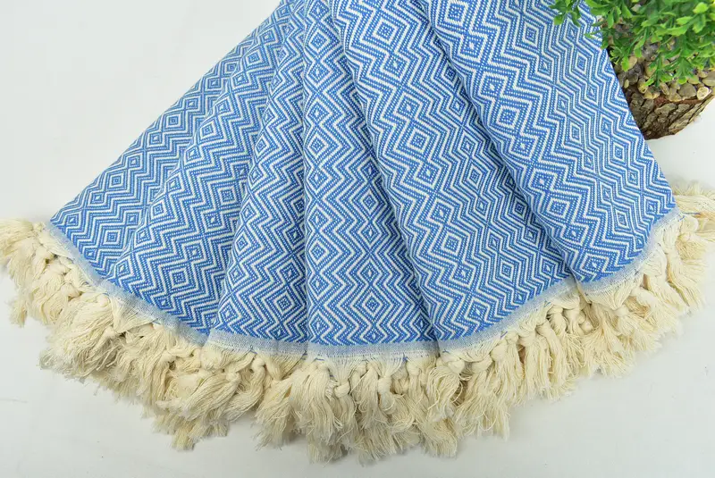 Scarf Towel, Lightweight Turkish towel, Travel towel, Lightweight towel, Wedding Gift For Bride, Hammam Towel USA, 70x38 Cotton Diamond Towel - 4