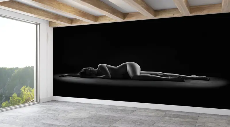 Bedroom Wall Mural, Bright Wall Paper, Modern Wall Paper, Sexy Girl Wall Print, Sexy Woman Wall Mural, Paper Wall Art, , Sexy Mural, Mature - 5