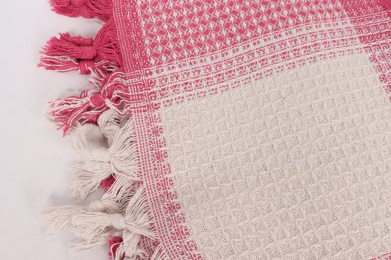 92x88 Cotton Striped Towel, Bridesmaid Gifts, Decorative Bedspread, Bridal Shower Gift, Turkish Tablecloth, Housewarming Gift, Throw Blanket for Bed - 7