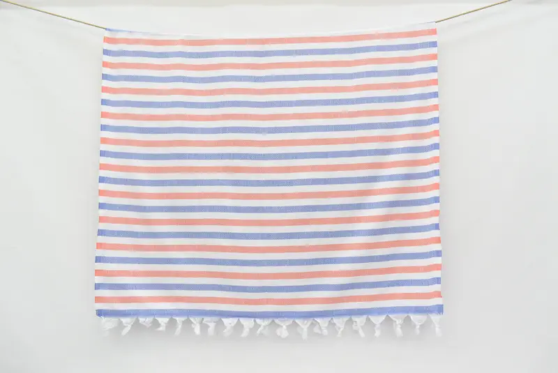 Housewarming Gift, Absorbent Turkish towel, 64x40 Cotton Striped Towel, Custom Gift, Bridal Party Gifts, Fringed Turkish peshtemal beach towel USA - 8