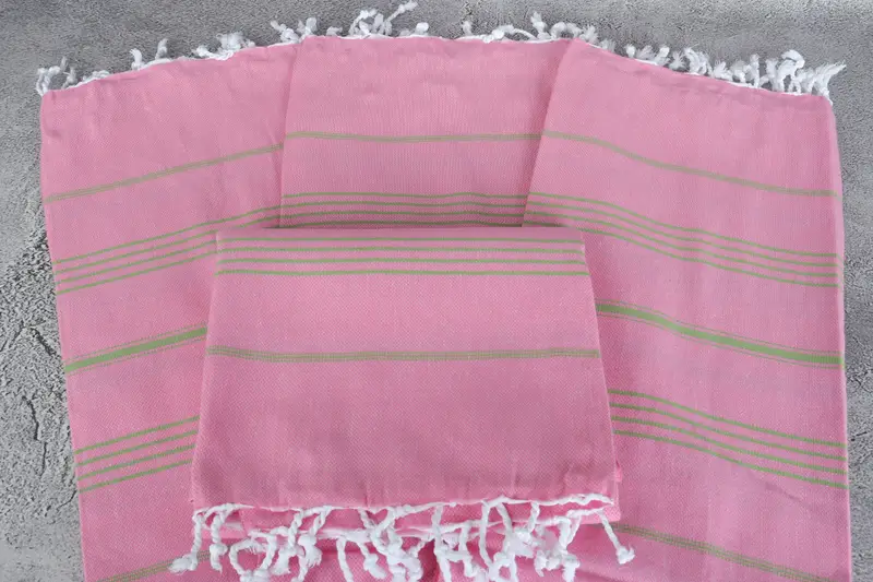 Eco-friendly Turkish peshtemal towel, Grandma Gift, 70x40 Cotton Striped Towel, Best Beach Towel, Organic Towel, Wedding Favors, Large Turkish Towel - 4