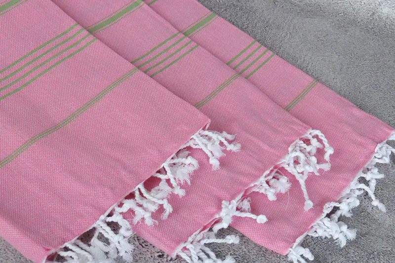 Eco-friendly Turkish peshtemal towel, Grandma Gift, 70x40 Cotton Striped Towel, Best Beach Towel, Organic Towel, Wedding Favors, Large Turkish Towel - 5