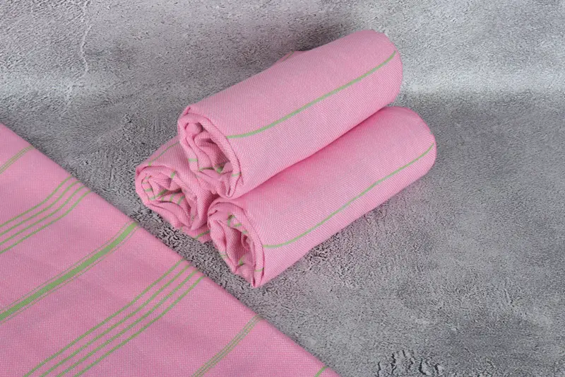 Eco-friendly Turkish peshtemal towel, Grandma Gift, 70x40 Cotton Striped Towel, Best Beach Towel, Organic Towel, Wedding Favors, Large Turkish Towel - 8
