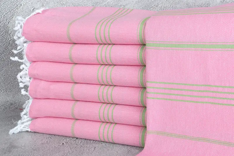 Eco-friendly Turkish peshtemal towel, Grandma Gift, 70x40 Cotton Striped Towel, Best Beach Towel, Organic Towel, Wedding Favors, Large Turkish Towel - 1