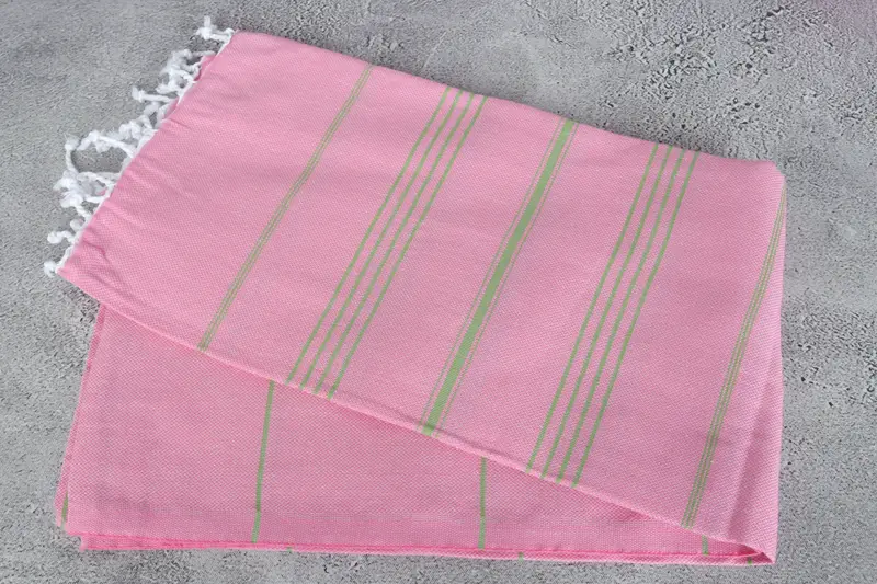 Eco-friendly Turkish peshtemal towel, Grandma Gift, 70x40 Cotton Striped Towel, Best Beach Towel, Organic Towel, Wedding Favors, Large Turkish Towel - 6
