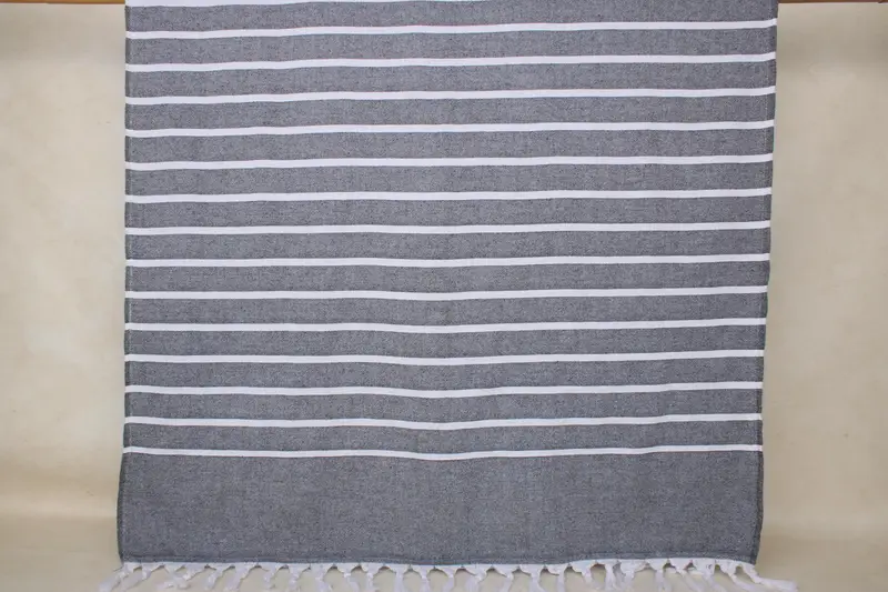 Travel towel, Christmas Gift, Custom Wedding Gift, Wedding Hand Made Gift, 64x40 Cotton Striped Terry Towel, Personalized Bridesmaid Gift - 8
