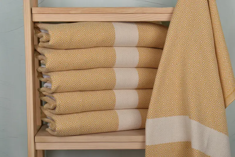 36x20 Cotton Diamond Towel, Personalized Gifts, Wedding Favors, Housewarming Gift, Monogram Kitchen Towel, Personalized Wedding Gift For Couple - 2