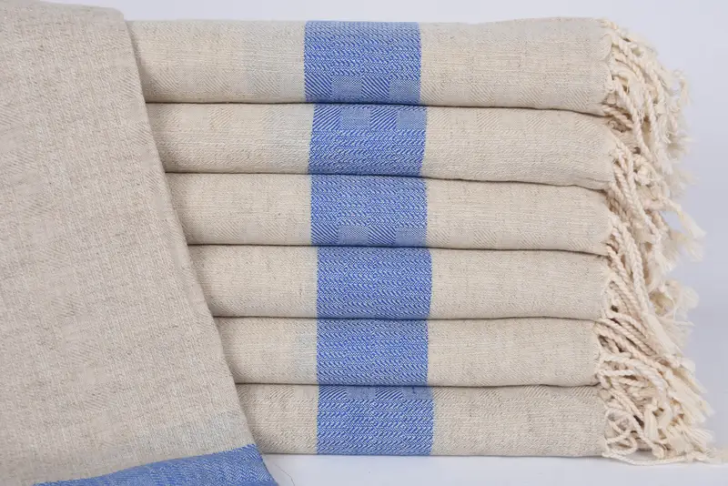 70x36 Linen Striped Towel, Valentines Day Gift Idea, Quick-Dry Beach Towel, Large Beach Towel Personalized, Personalized Gift, Best Friend Gift