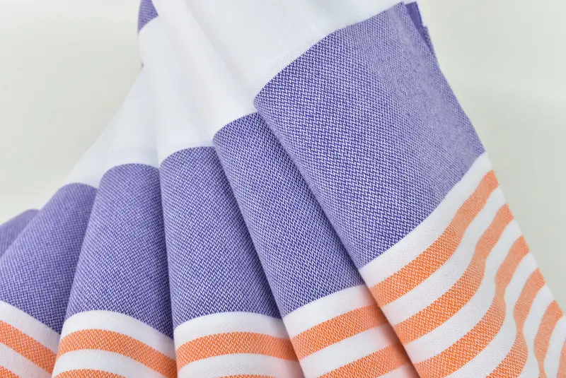 Gym Towel, Sand-free peshtemal towel for the beach, Custom Gift, Best Friend Gift Ideas, Lightweight towel, Summer Gift, 70x40 Cotton Striped Towel - 5