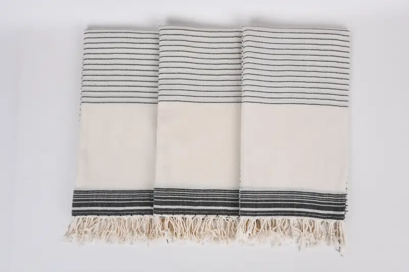 Bath towel, Luxury towel, Bachelor Bachelorette Party Favors, 68x36 Cotton Striped Towel, Best Friend Gift Ideas, Valentines Day Gift For Her - 7