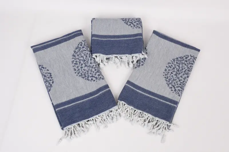 Unique Gift, Organic cotton peshtemal for spa and beach, Bachelor Gifts, Organic Turkish towel, Yoga Towel, Wedding Gift, 60x38 Cotton Striped Towel - 6
