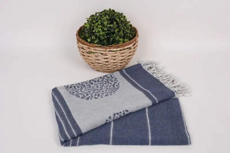 Unique Gift, Organic cotton peshtemal for spa and beach, Bachelor Gifts, Organic Turkish towel, Yoga Towel, Wedding Gift, 60x38 Cotton Striped Towel - 4