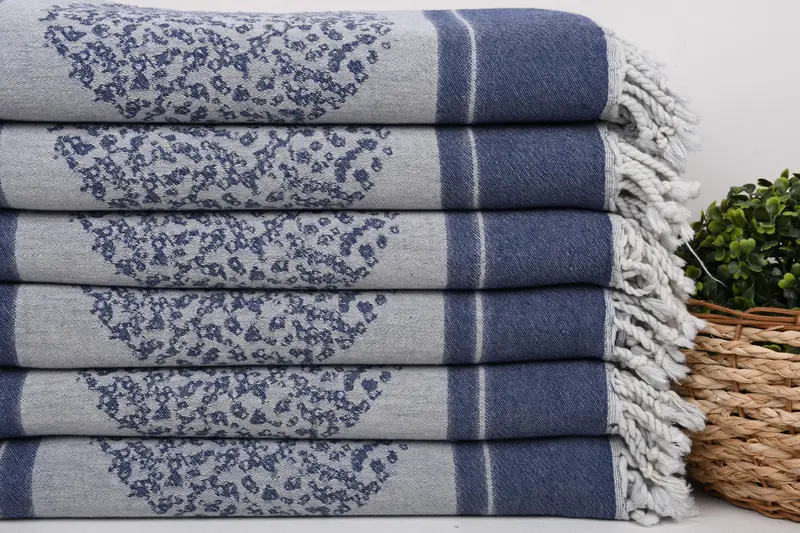 Unique Gift, Organic cotton peshtemal for spa and beach, Bachelor Gifts, Organic Turkish towel, Yoga Towel, Wedding Gift, 60x38 Cotton Striped Towel - 2