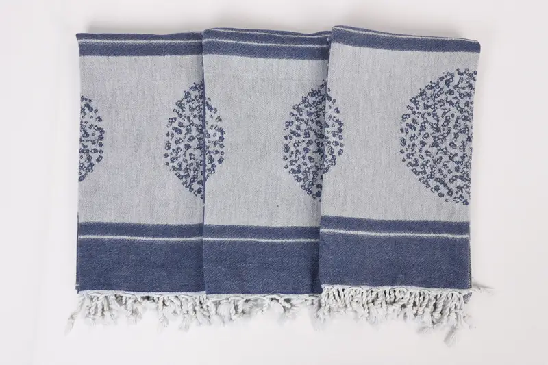Unique Gift, Organic cotton peshtemal for spa and beach, Bachelor Gifts, Organic Turkish towel, Yoga Towel, Wedding Gift, 60x38 Cotton Striped Towel - 7