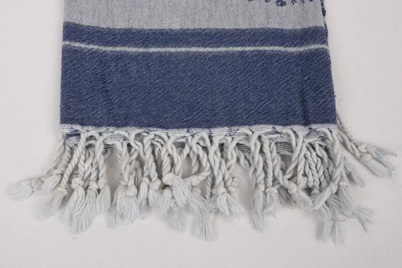 Unique Gift, Organic cotton peshtemal for spa and beach, Bachelor Gifts, Organic Turkish towel, Yoga Towel, Wedding Gift, 60x38 Cotton Striped Towel - 3